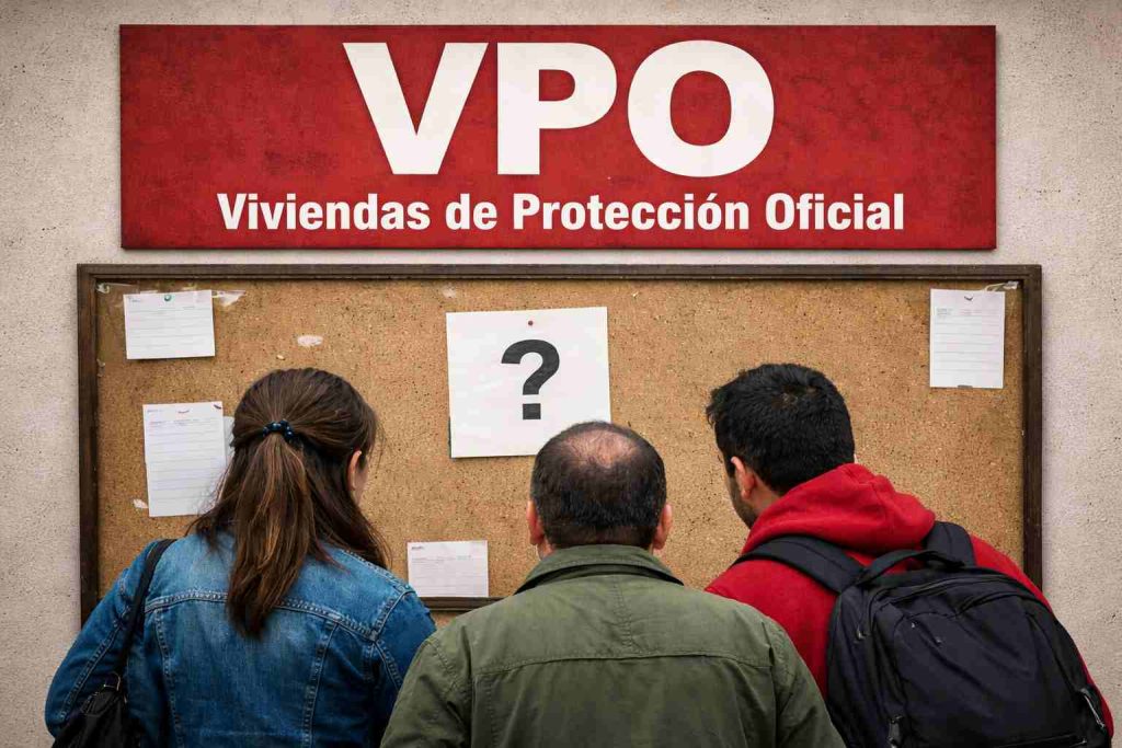 Solicitantes de Viviendas VPO se buscan en unas listas vacías.