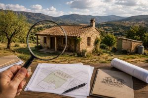 Casa en un terreno rustico examinada bajo lupa para ver si es legal